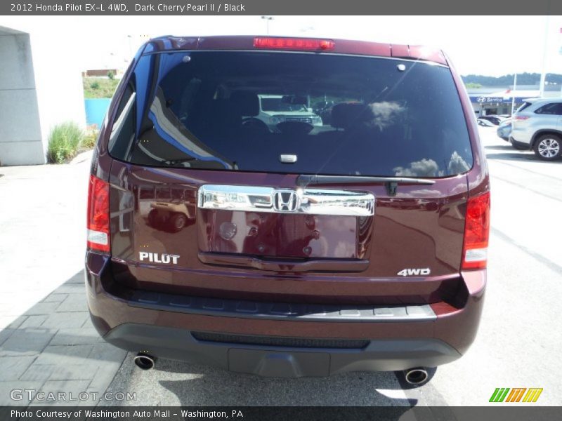 Dark Cherry Pearl II / Black 2012 Honda Pilot EX-L 4WD