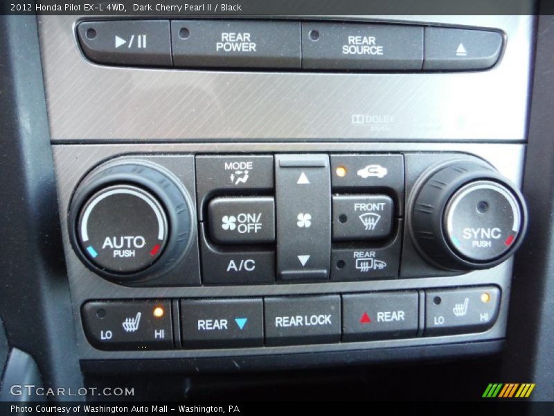 Dark Cherry Pearl II / Black 2012 Honda Pilot EX-L 4WD