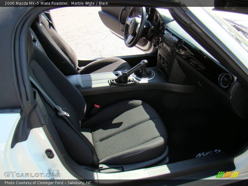 Marble White / Black 2006 Mazda MX-5 Miata Roadster