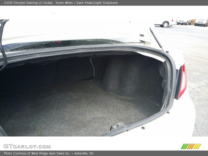Stone White / Dark Khaki/Light Graystone 2008 Chrysler Sebring LX Sedan