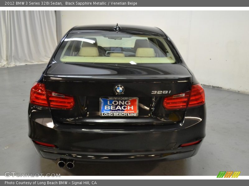 Black Sapphire Metallic / Venetian Beige 2012 BMW 3 Series 328i Sedan