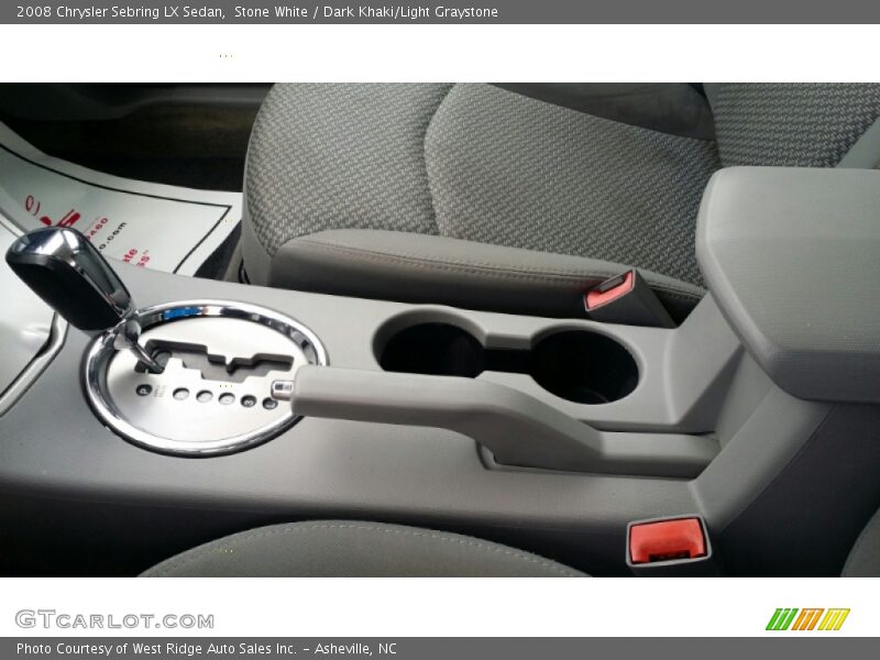 Stone White / Dark Khaki/Light Graystone 2008 Chrysler Sebring LX Sedan