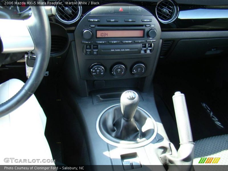 Marble White / Black 2006 Mazda MX-5 Miata Roadster