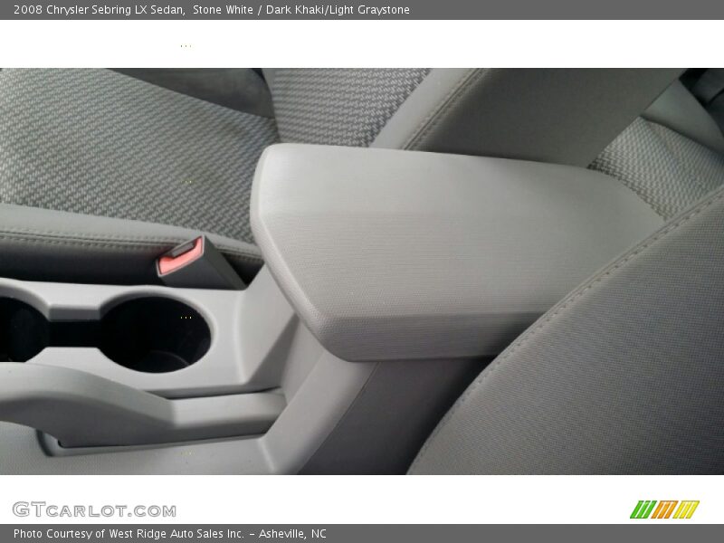 Stone White / Dark Khaki/Light Graystone 2008 Chrysler Sebring LX Sedan