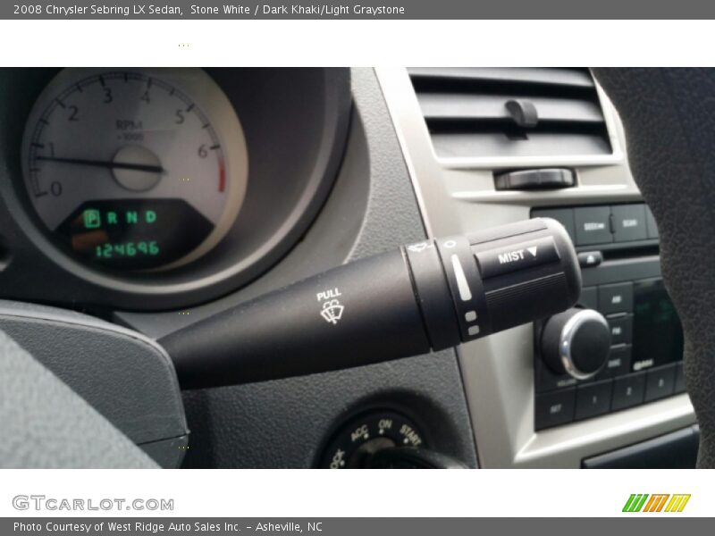 Stone White / Dark Khaki/Light Graystone 2008 Chrysler Sebring LX Sedan