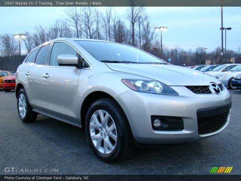 True Silver Metallic / Black 2007 Mazda CX-7 Touring