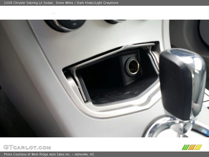 Stone White / Dark Khaki/Light Graystone 2008 Chrysler Sebring LX Sedan