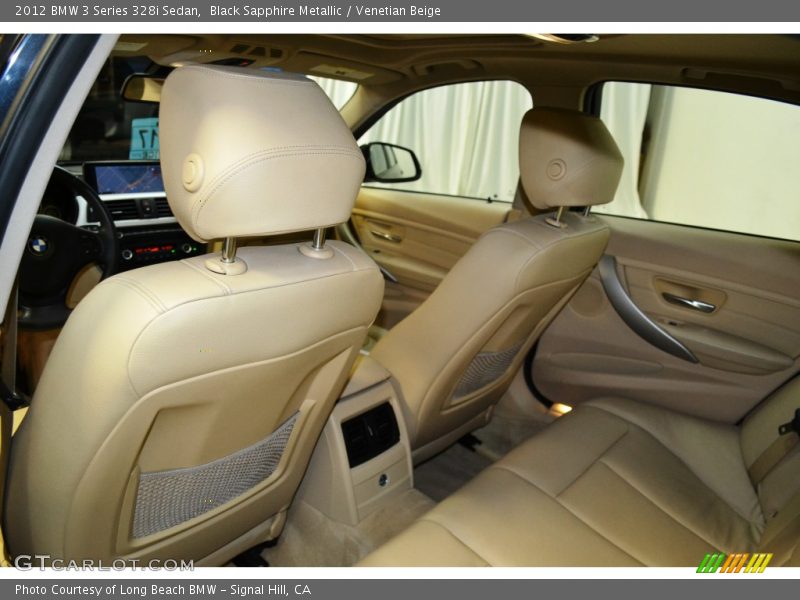 Black Sapphire Metallic / Venetian Beige 2012 BMW 3 Series 328i Sedan