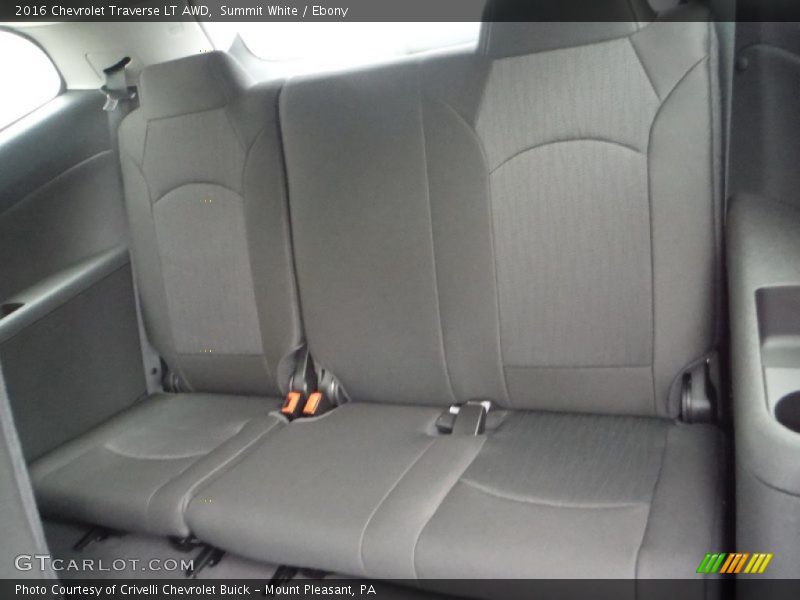 Rear Seat of 2016 Traverse LT AWD