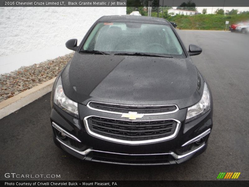 Black Granite Metallic / Jet Black 2016 Chevrolet Cruze Limited LT