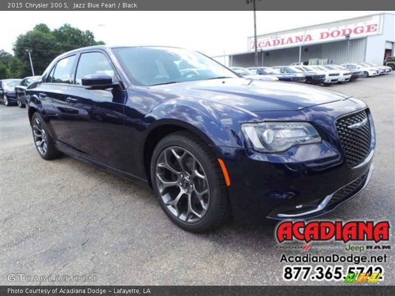 Jazz Blue Pearl / Black 2015 Chrysler 300 S