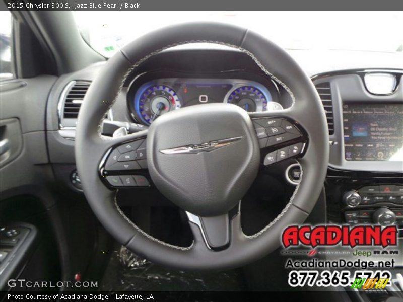 Jazz Blue Pearl / Black 2015 Chrysler 300 S