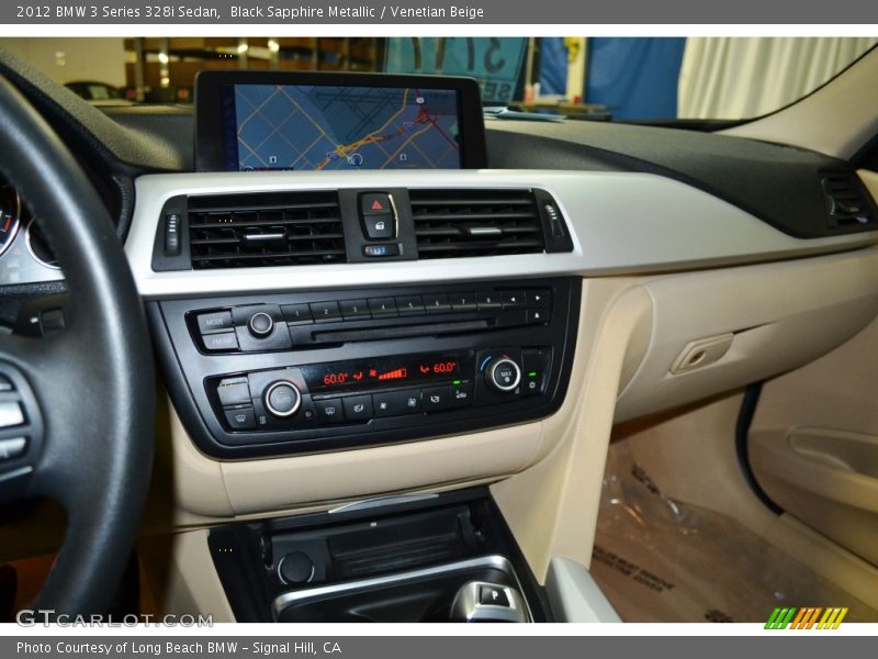 Black Sapphire Metallic / Venetian Beige 2012 BMW 3 Series 328i Sedan