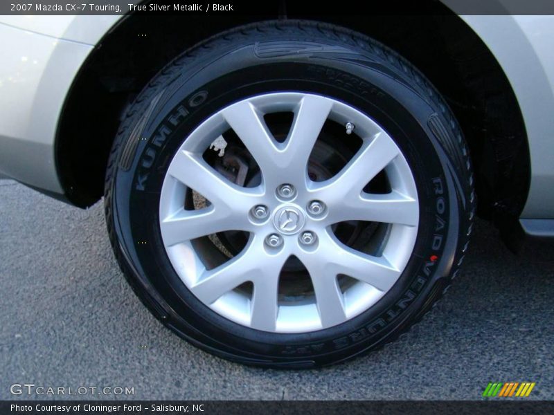 True Silver Metallic / Black 2007 Mazda CX-7 Touring