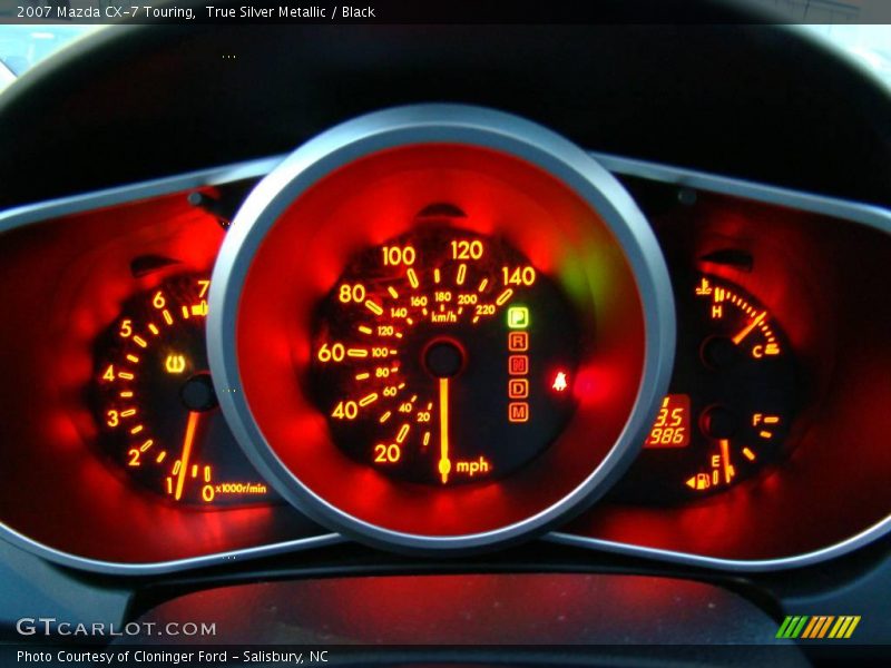 True Silver Metallic / Black 2007 Mazda CX-7 Touring