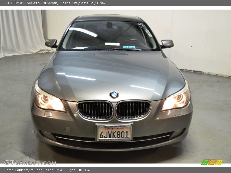 Space Grey Metallic / Gray 2010 BMW 5 Series 528i Sedan