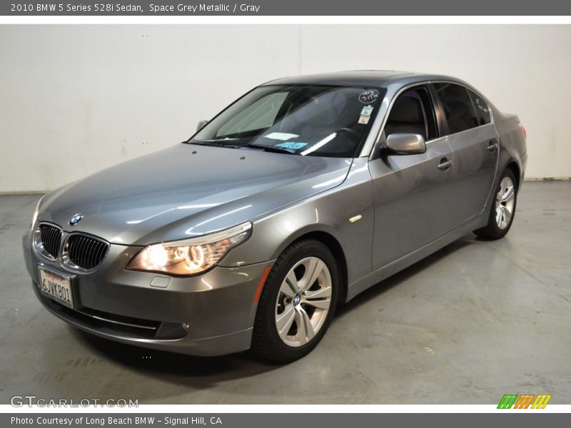 Space Grey Metallic / Gray 2010 BMW 5 Series 528i Sedan