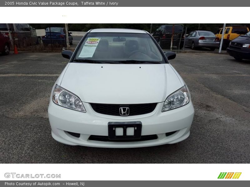 Taffeta White / Ivory 2005 Honda Civic Value Package Coupe