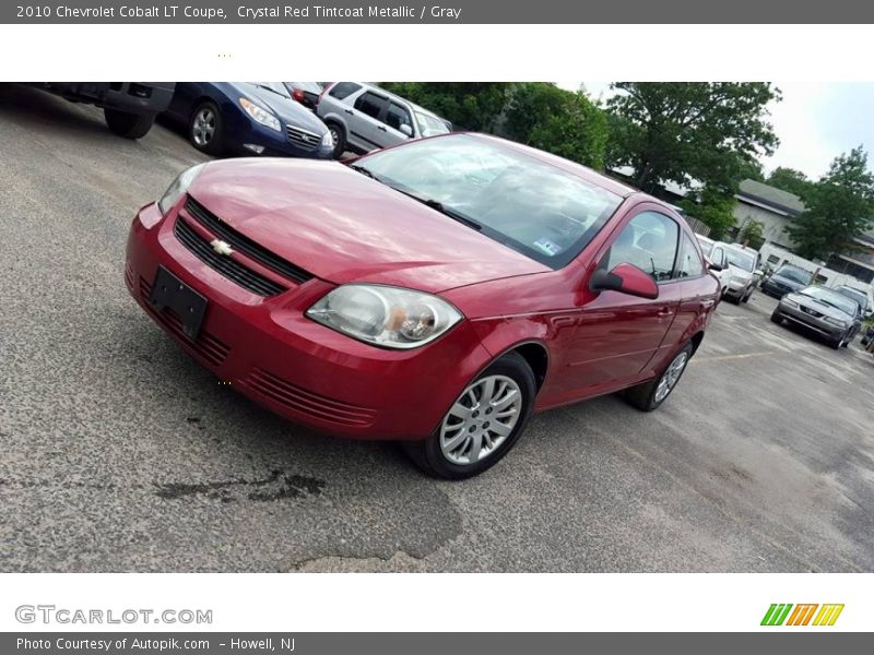 Crystal Red Tintcoat Metallic / Gray 2010 Chevrolet Cobalt LT Coupe