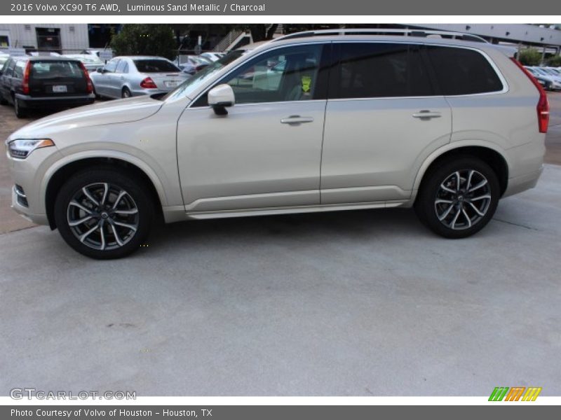 Luminous Sand Metallic / Charcoal 2016 Volvo XC90 T6 AWD