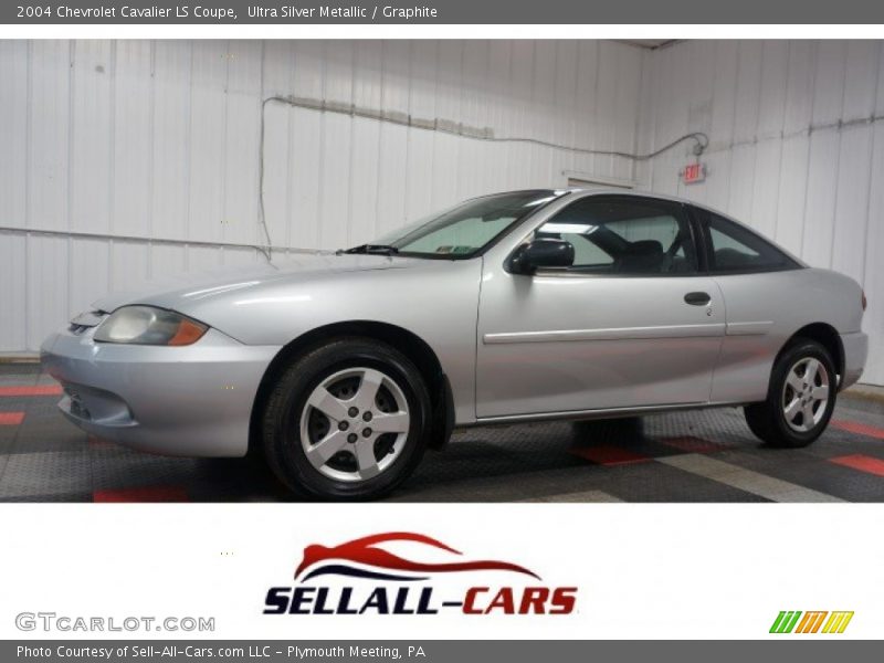 Ultra Silver Metallic / Graphite 2004 Chevrolet Cavalier LS Coupe