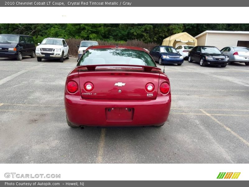 Crystal Red Tintcoat Metallic / Gray 2010 Chevrolet Cobalt LT Coupe