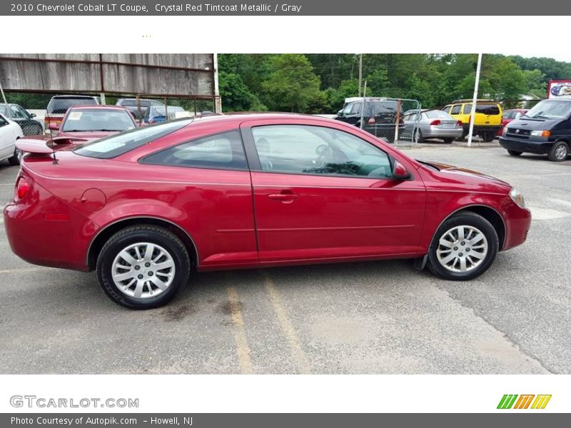 Crystal Red Tintcoat Metallic / Gray 2010 Chevrolet Cobalt LT Coupe