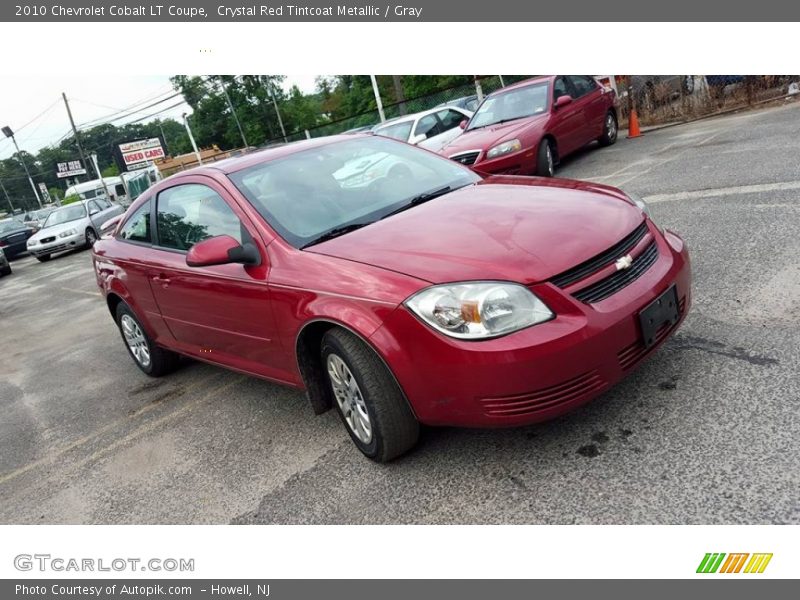 Crystal Red Tintcoat Metallic / Gray 2010 Chevrolet Cobalt LT Coupe
