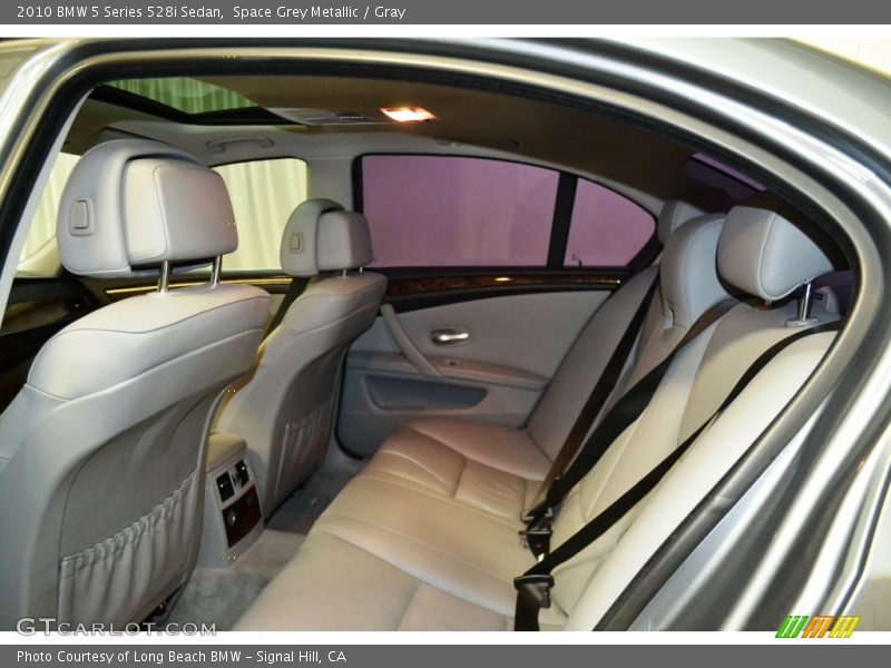 Space Grey Metallic / Gray 2010 BMW 5 Series 528i Sedan