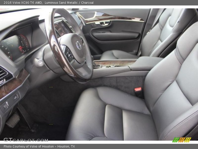 Front Seat of 2016 XC90 T6 AWD