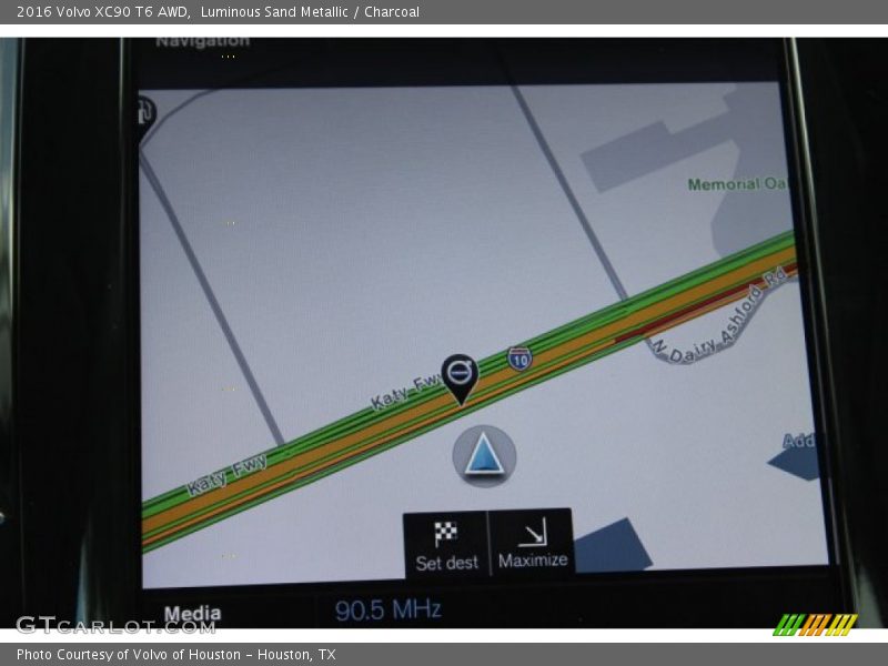 Navigation of 2016 XC90 T6 AWD
