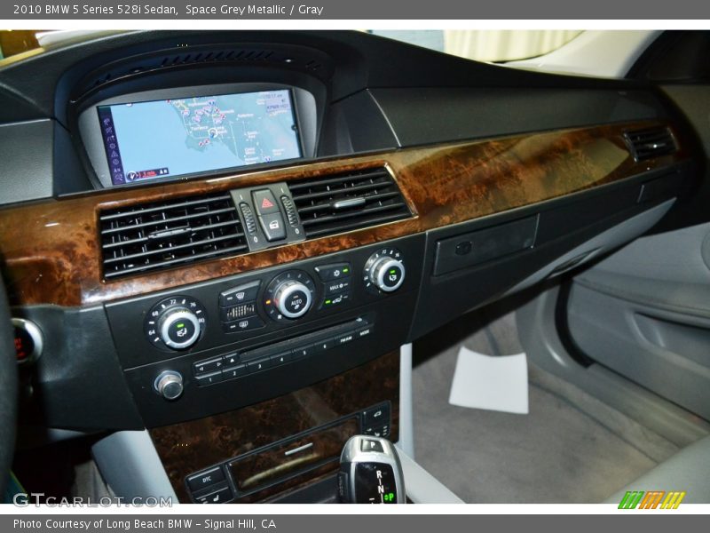 Space Grey Metallic / Gray 2010 BMW 5 Series 528i Sedan