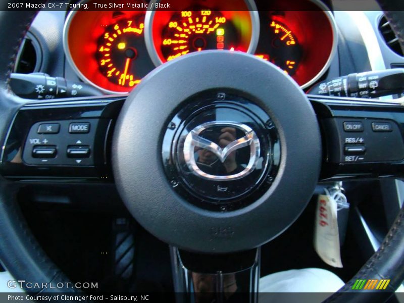 True Silver Metallic / Black 2007 Mazda CX-7 Touring