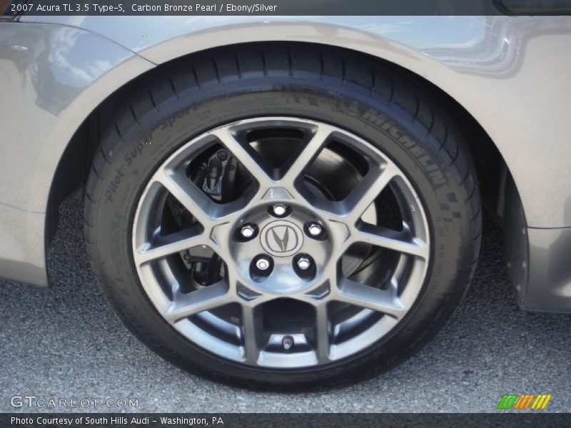 Carbon Bronze Pearl / Ebony/Silver 2007 Acura TL 3.5 Type-S