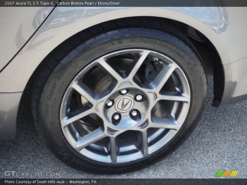 Carbon Bronze Pearl / Ebony/Silver 2007 Acura TL 3.5 Type-S