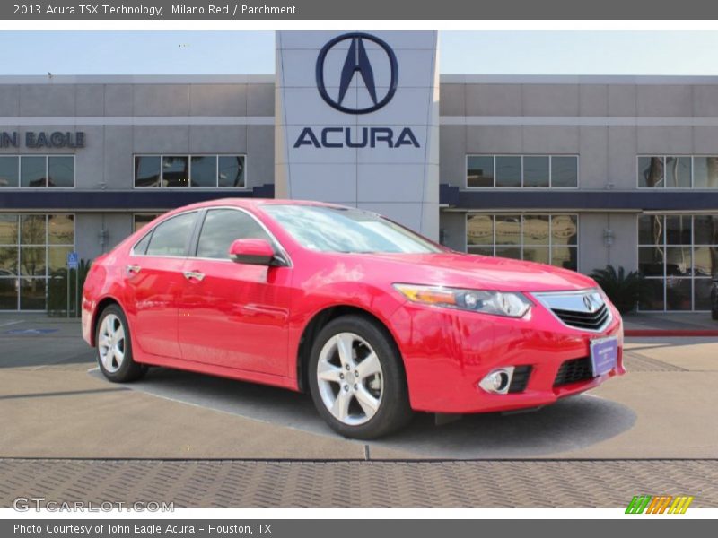 Milano Red / Parchment 2013 Acura TSX Technology