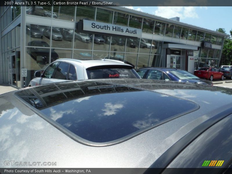 Carbon Bronze Pearl / Ebony/Silver 2007 Acura TL 3.5 Type-S