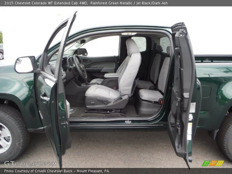  2015 Colorado WT Extended Cab 4WD Jet Black/Dark Ash Interior