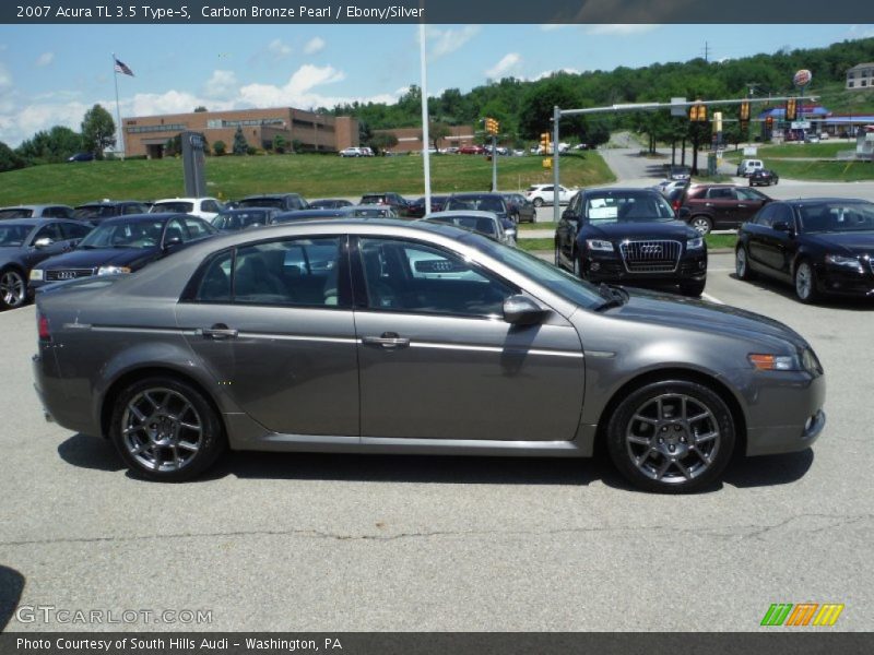 Carbon Bronze Pearl / Ebony/Silver 2007 Acura TL 3.5 Type-S
