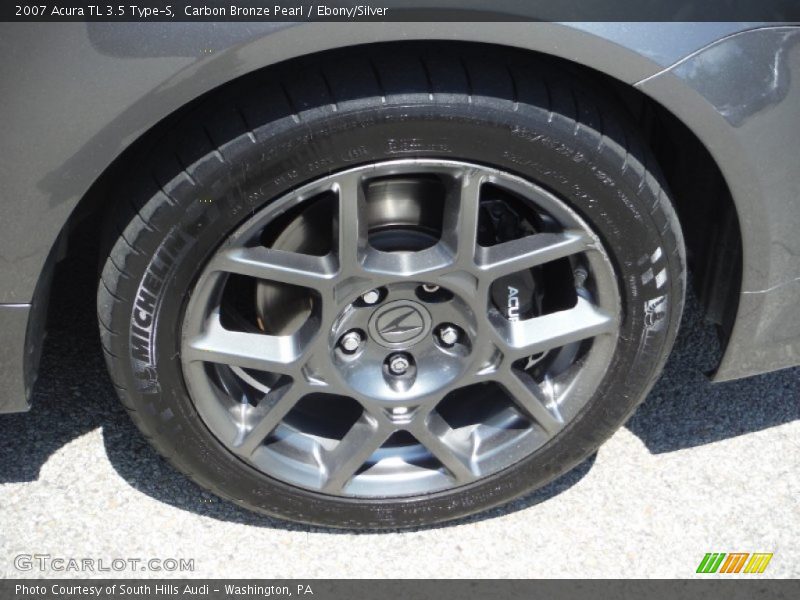 Carbon Bronze Pearl / Ebony/Silver 2007 Acura TL 3.5 Type-S