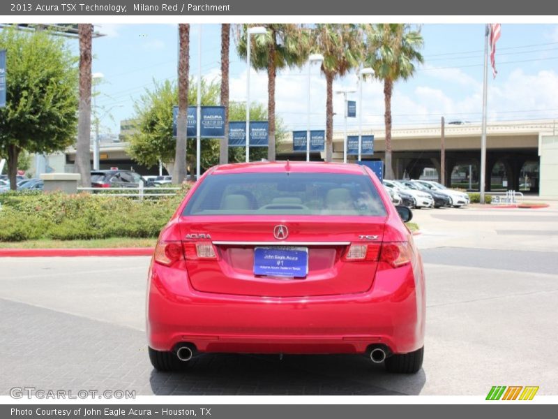 Milano Red / Parchment 2013 Acura TSX Technology