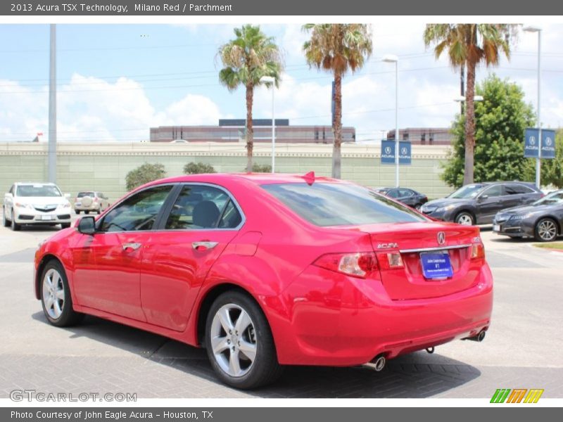 Milano Red / Parchment 2013 Acura TSX Technology