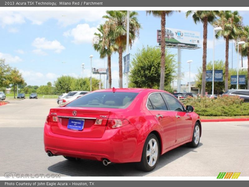 Milano Red / Parchment 2013 Acura TSX Technology