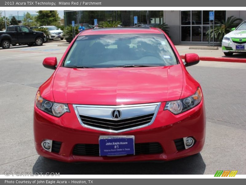 Milano Red / Parchment 2013 Acura TSX Technology