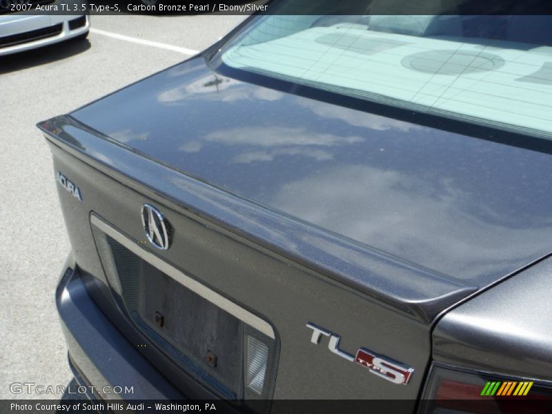 Carbon Bronze Pearl / Ebony/Silver 2007 Acura TL 3.5 Type-S