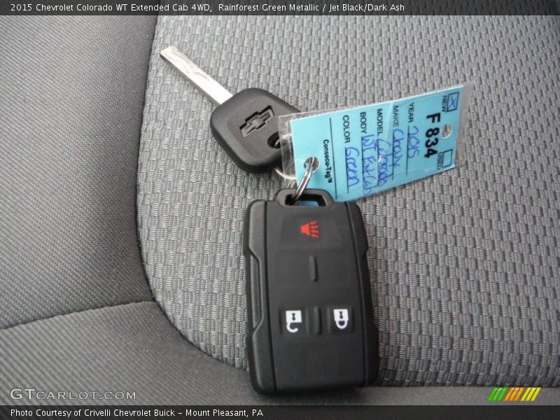Keys of 2015 Colorado WT Extended Cab 4WD