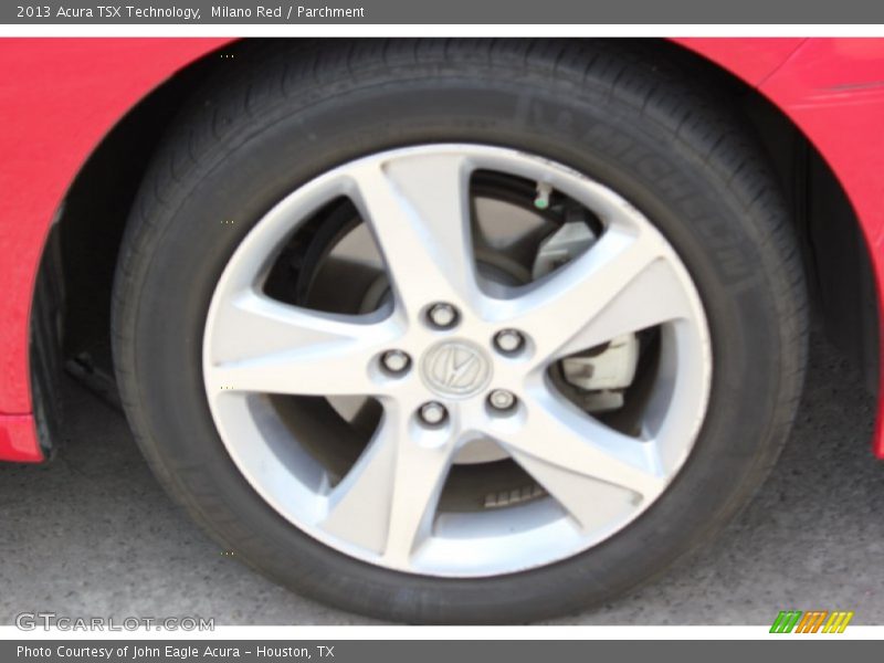 Milano Red / Parchment 2013 Acura TSX Technology