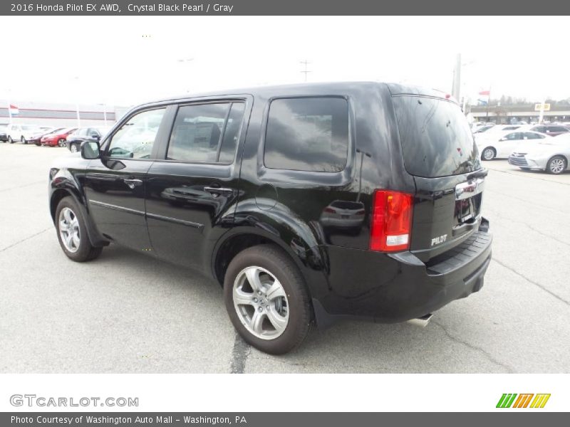 Crystal Black Pearl / Gray 2016 Honda Pilot EX AWD