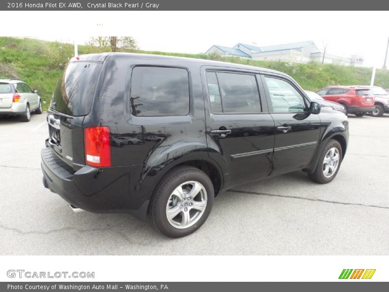 Crystal Black Pearl / Gray 2016 Honda Pilot EX AWD