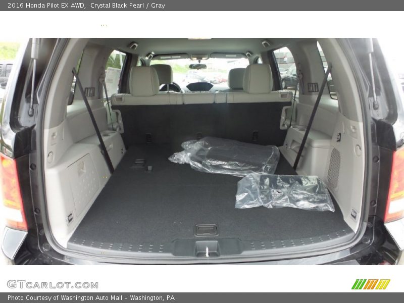 Crystal Black Pearl / Gray 2016 Honda Pilot EX AWD